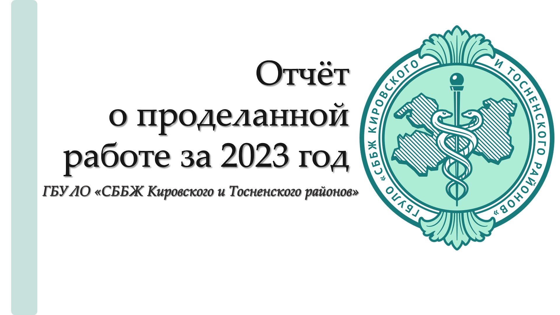 Отчёт о проделанной работе за 2023 год - Кировсксббж